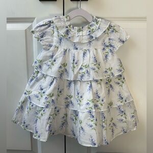 Janie and Jack Girls Little Garden Floral Dress NWT (Size 12-18 Months)